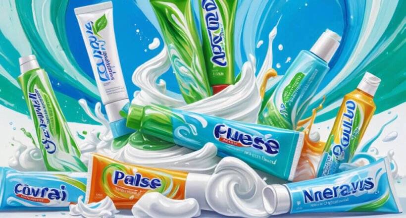 Dental toothpaste collage tubes tooth paste mouth clean